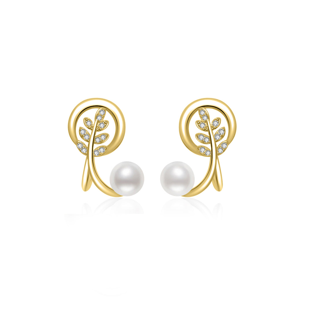 Clip-On Freshwater Pearl Earrings WE00603 - PEARLY LUSTRE