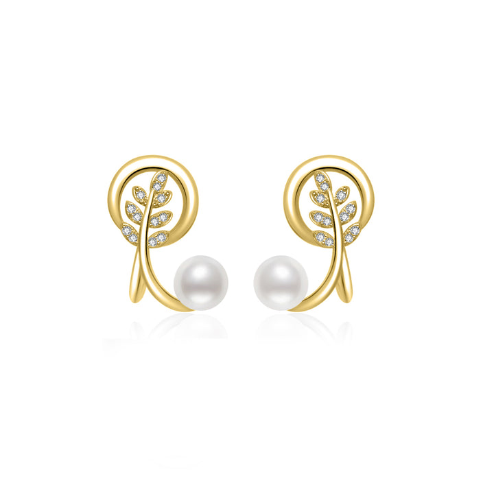 Clip-On Freshwater Pearl Earrings WE00603 - PEARLY LUSTRE