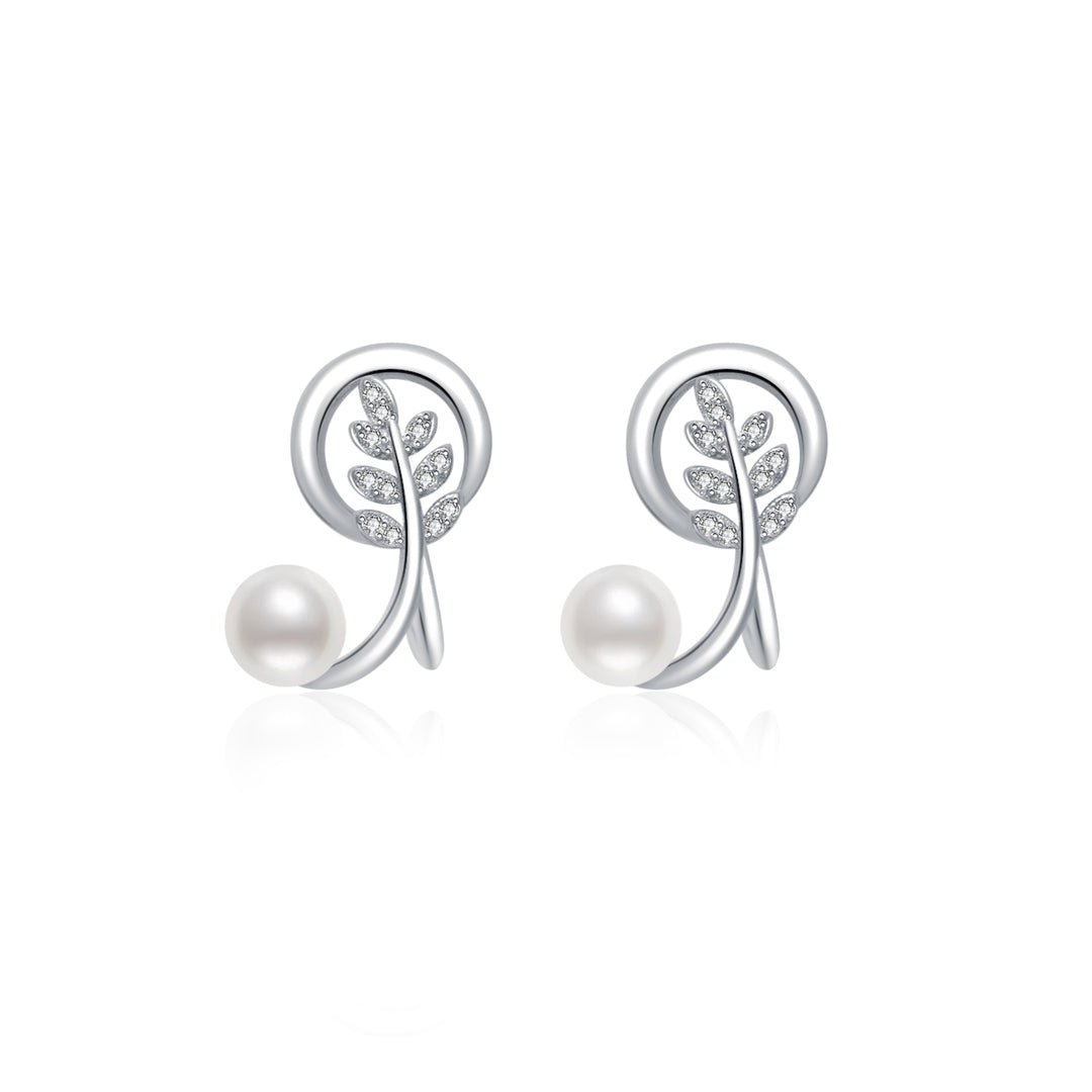 Clip-On Freshwater Pearl Earrings WE00604 - PEARLY LUSTRE