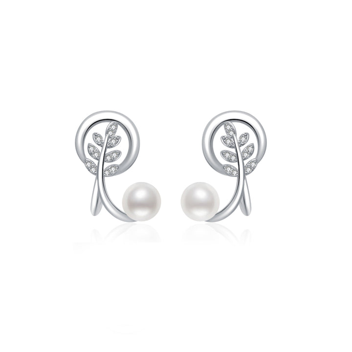 Clip-On Freshwater Pearl Earrings WE00604 - PEARLY LUSTRE