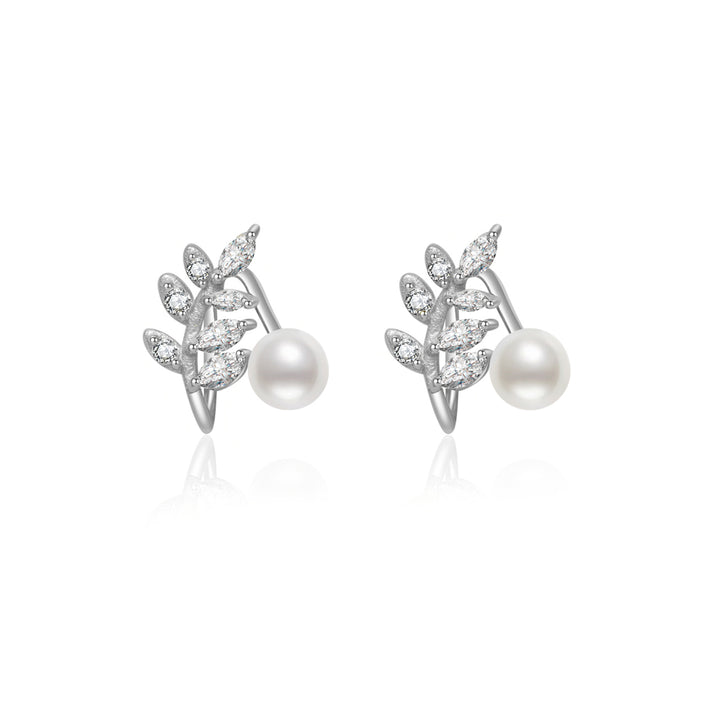 Clip-On Freshwater Pearl Earrings WE00606 - PEARLY LUSTRE