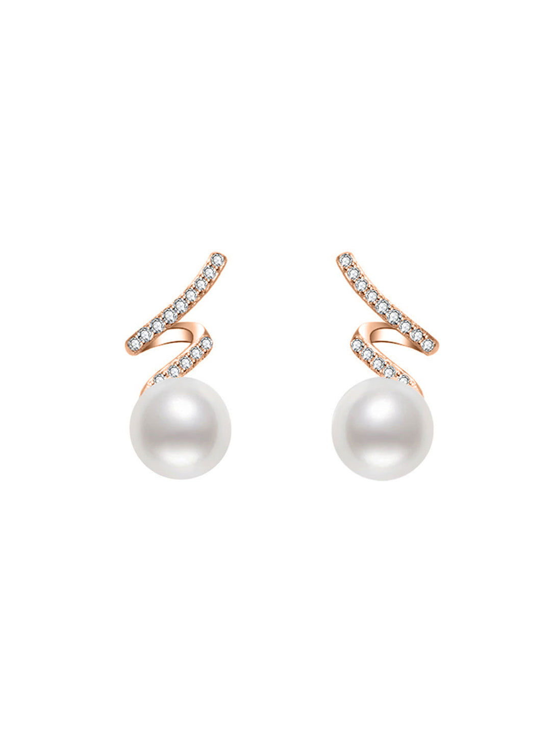 Eleganti orecchini di perle d'acqua dolce WE00618 | Collezione S