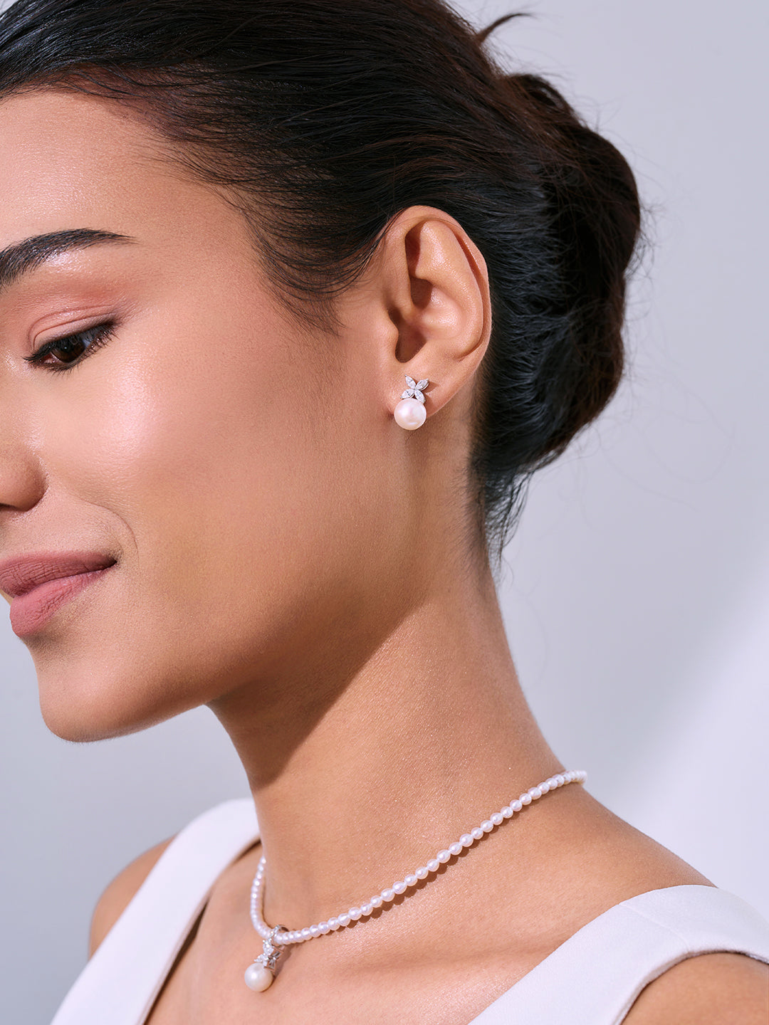 Top Grade Freshwater Pearl Earrings WE00619 | EVERLEAF
