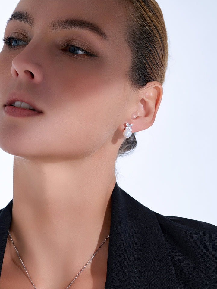Top Grade Freshwater Pearl Earrings WE00619 | EVERLEAF