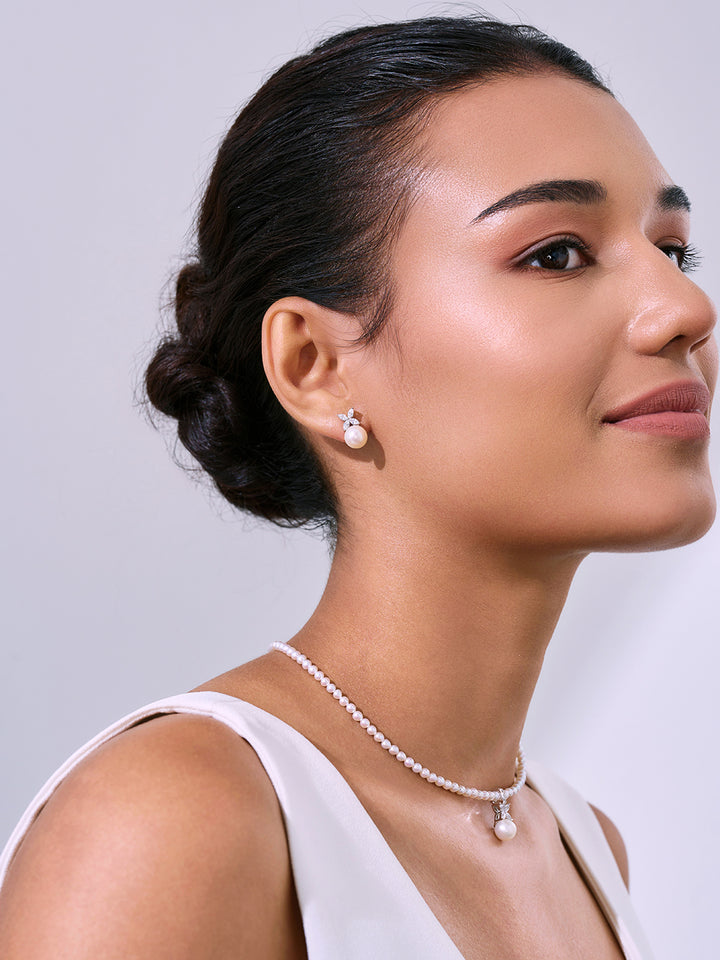 Top Grade Freshwater Pearl Earrings WE00619 | EVERLEAF
