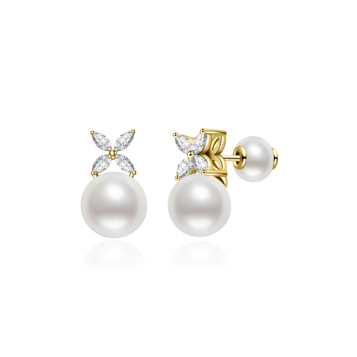 Top Grade Freshwater Pearl Earrings WE00620 | EVERLEAF