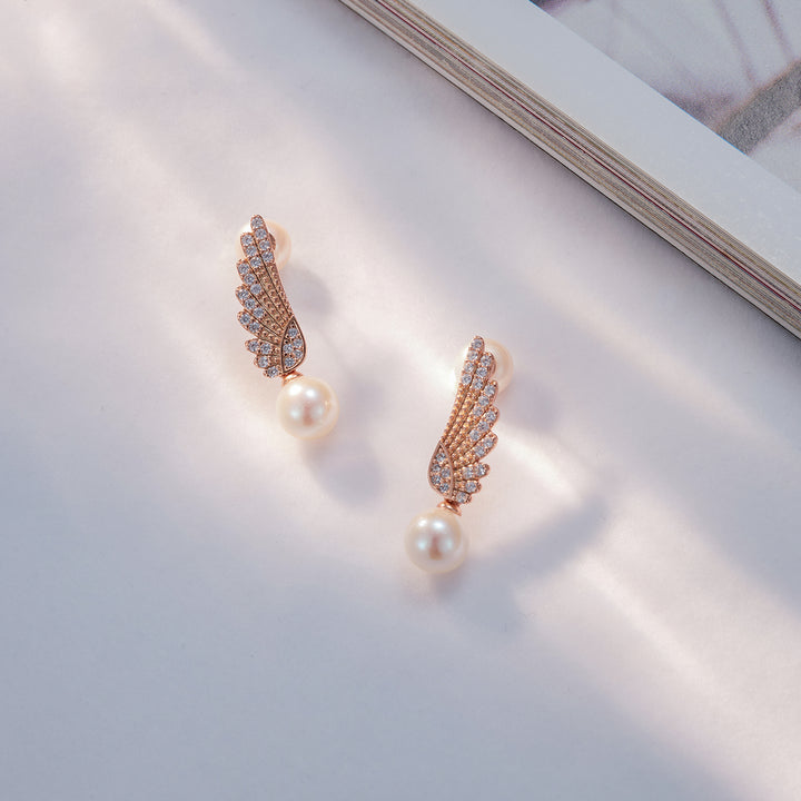 New Yorker Freshwater Pearl Earrings WE00630 - PEARLY LUSTRE