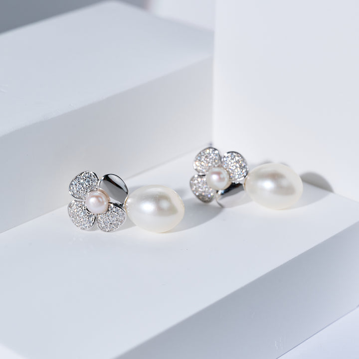 Top Grade Freshwater Pearl Earrings WE00643 | GARDENS