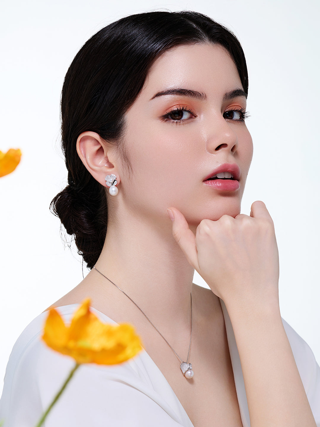 頂級淡水珍珠耳環 WE00643 | GARDENS