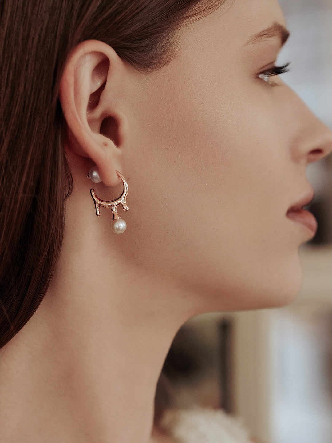 Top Grade Freshwater Pearl Earrings WE00651 | FLUID