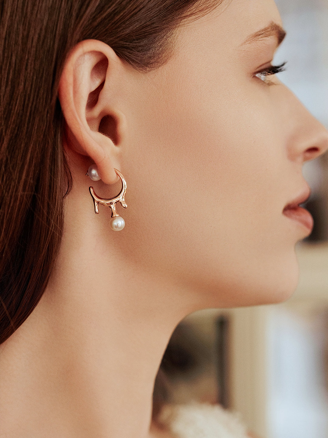 Top Grade Freshwater Pearl Earrings WE00651 | FLUID