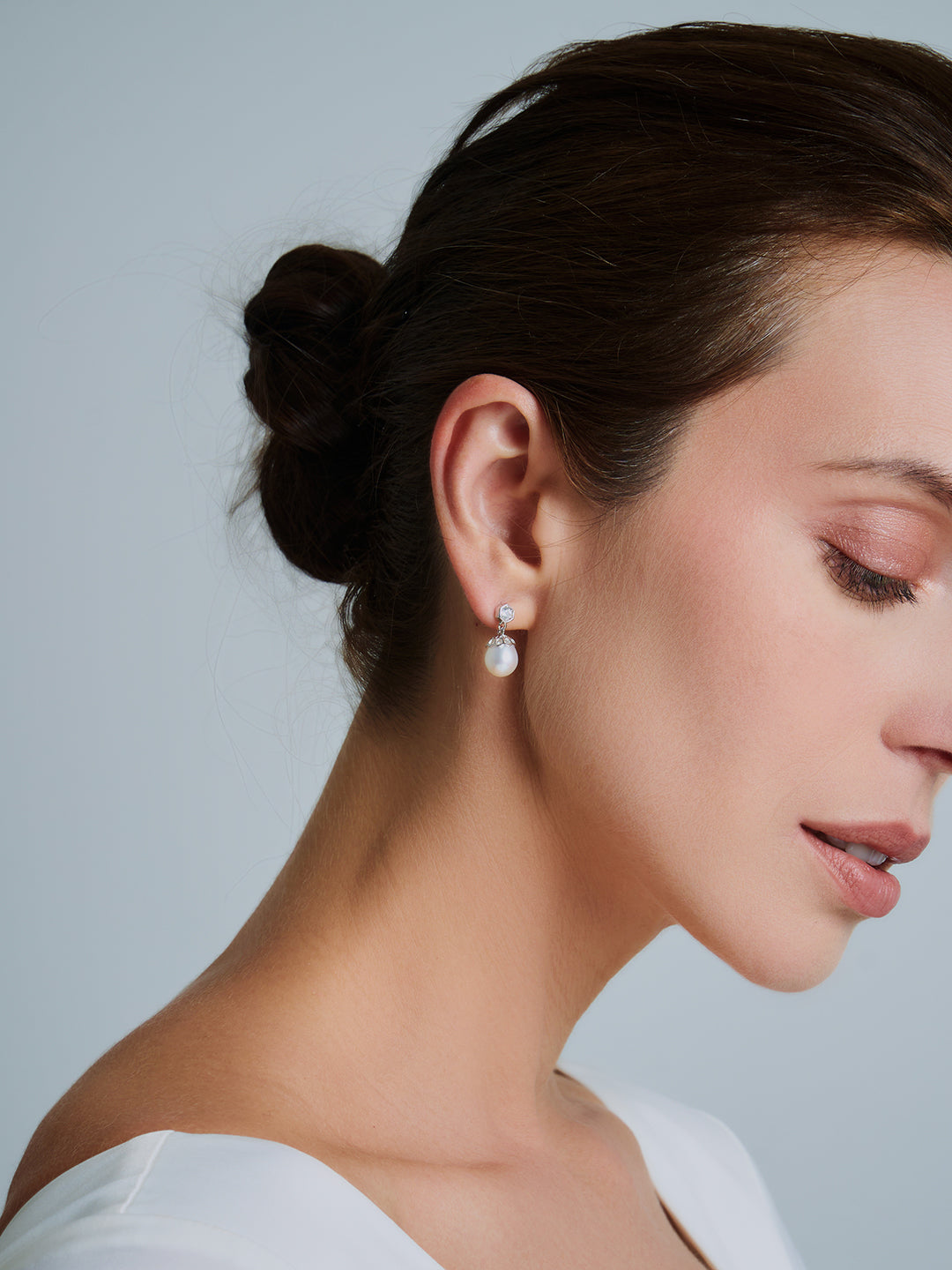 Top Grade Edison Pearl Earrings WE00652 | BEE-LIEVE