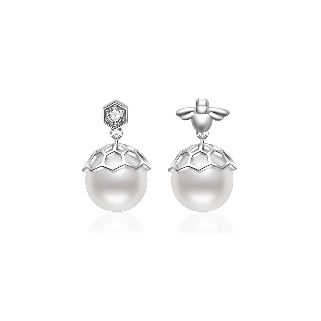 Top Grading Edison Pearl Earrings WE00652 | Bee-lieve - PEARLY LUSTRE