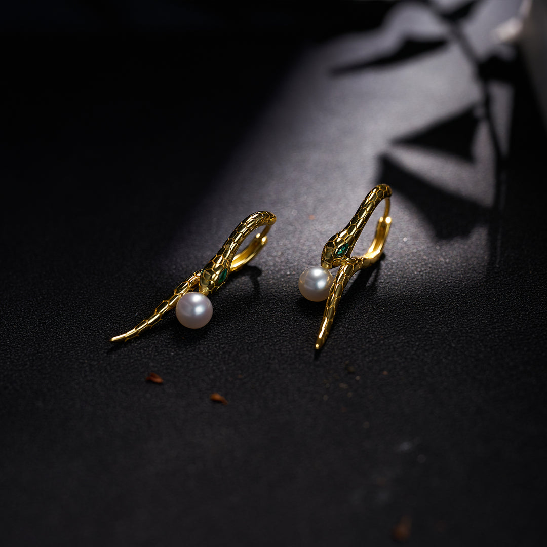 Top Grading Freshwater Pearl Earrings WE00662 | RAINFOREST - PEARLY LUSTRE