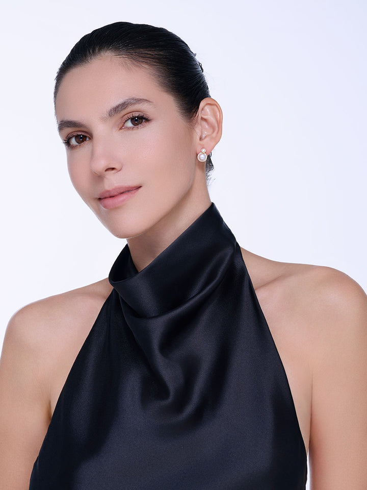 Elegant Freshwater Pearl Earrings WE00679