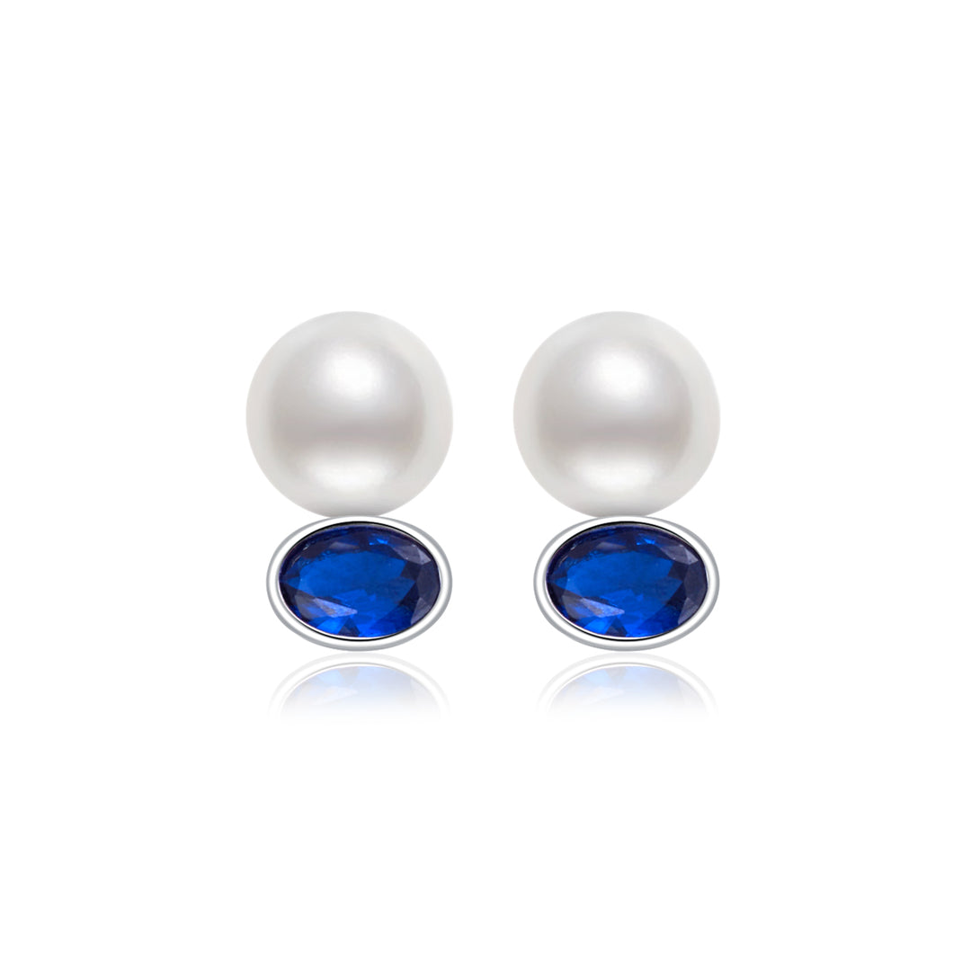 Elegant Freshwater Pearl Earrings WE00682 - PEARLY LUSTRE