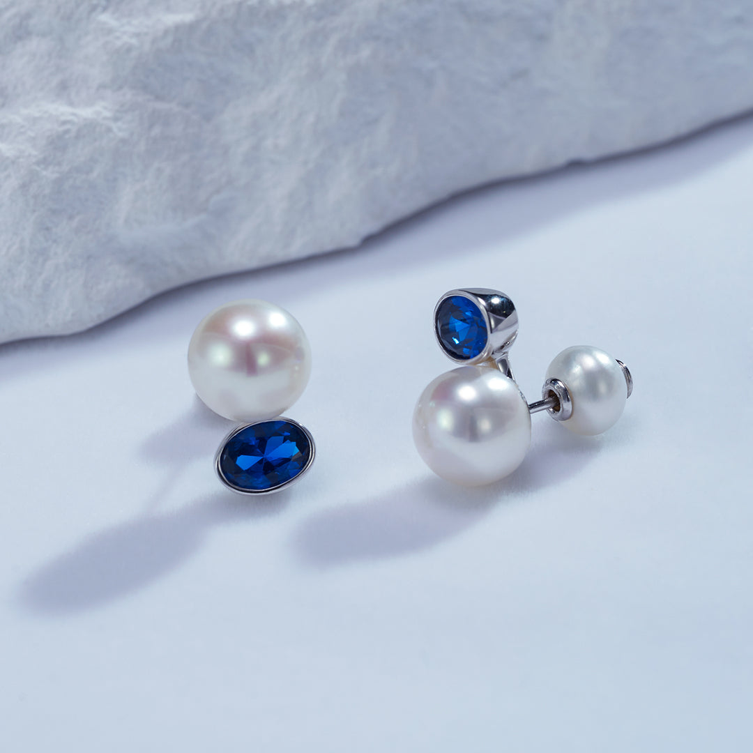 Top Grade Freshwater Pearl Earrings WE00682 | OCEAN - PEARLY LUSTRE