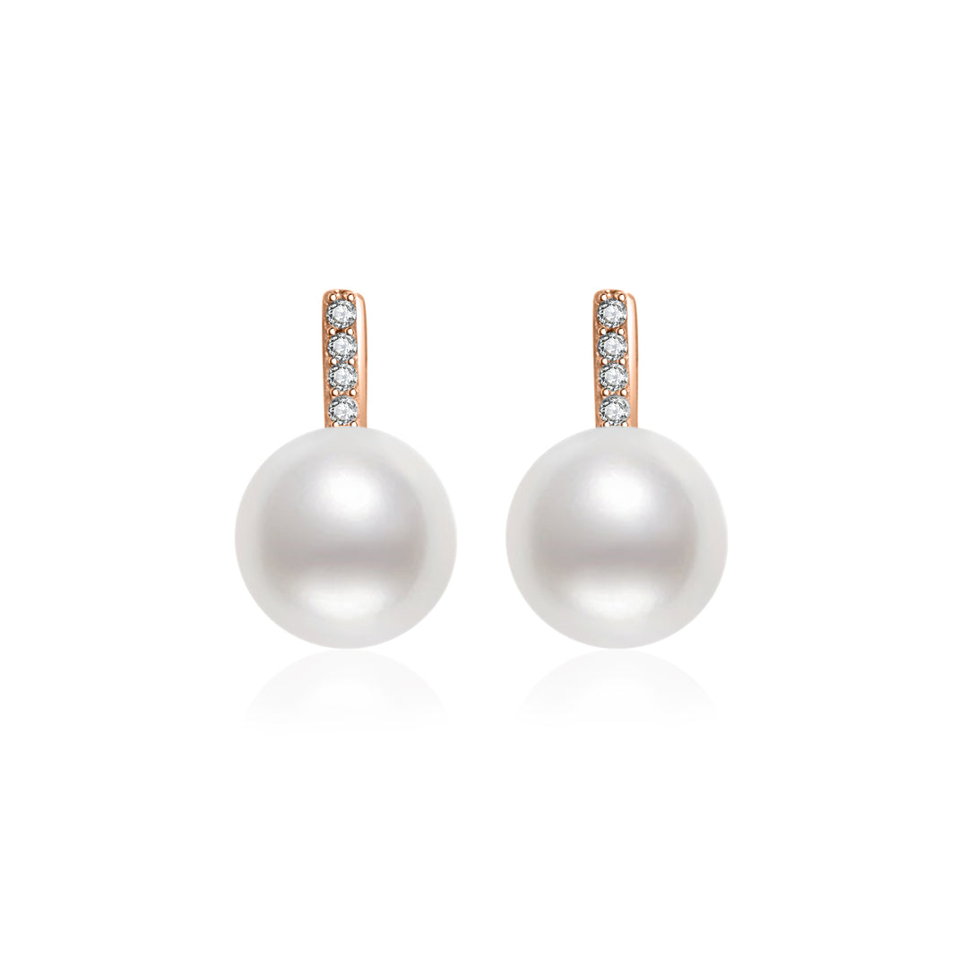 Elegant Freshwater Pearl Earrings WE00686 - PEARLY LUSTRE