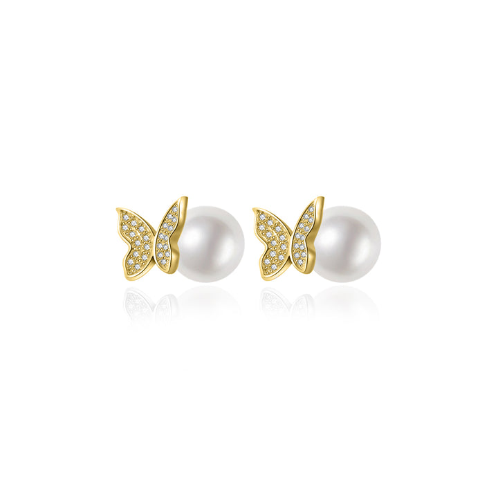 Top Grade Freshwater Pearl Earrings WE00693 | GARDENS - PEARLY LUSTRE