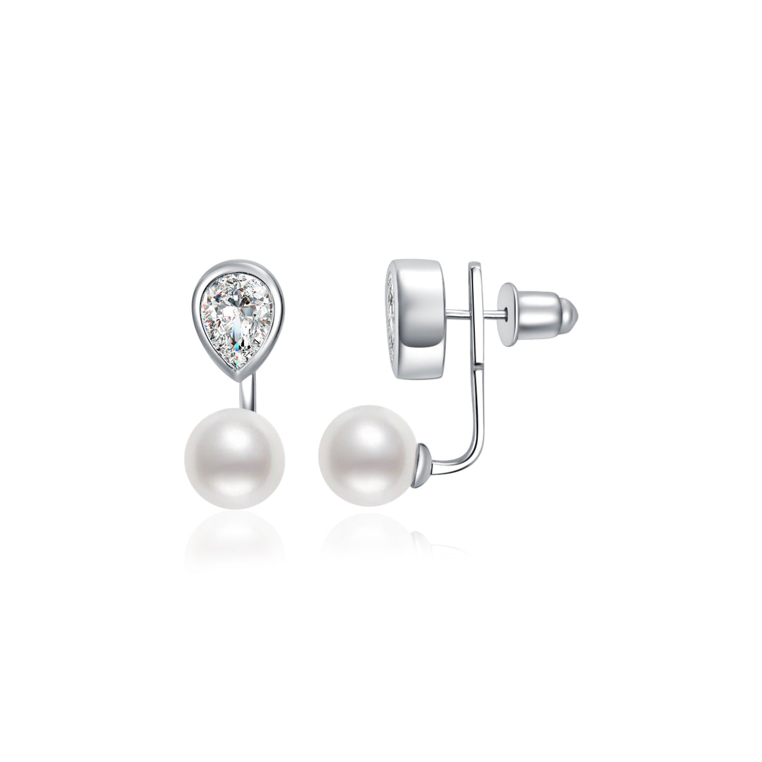 Top Grading Freshwater Pearl Earring WE00694 | DEW - PEARLY LUSTRE