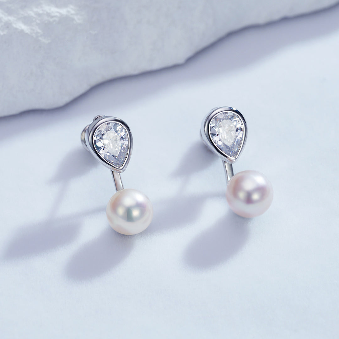 Top Grade Freshwater Pearl Earring WE00694 | EVERLEAF