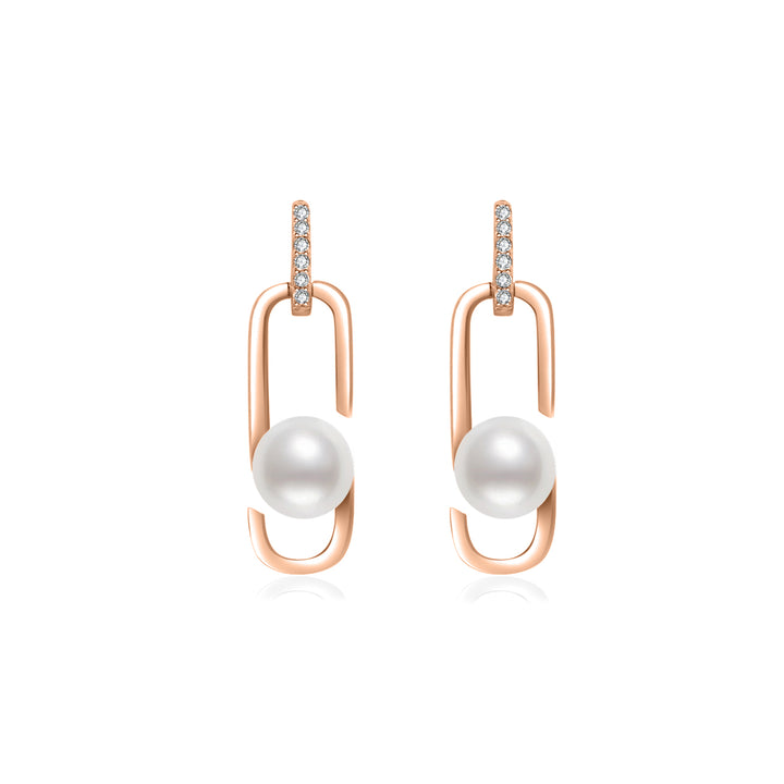 Top Grade Freshwater Pearl Earrings WE00696 | CONNECT - PEARLY LUSTRE