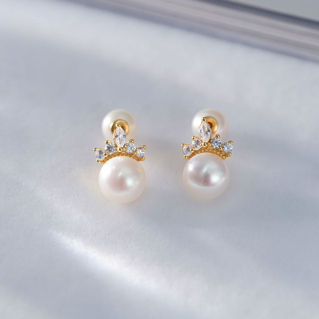 Wonderland Freshwater Pearl Earrings WE00697 - PEARLY LUSTRE