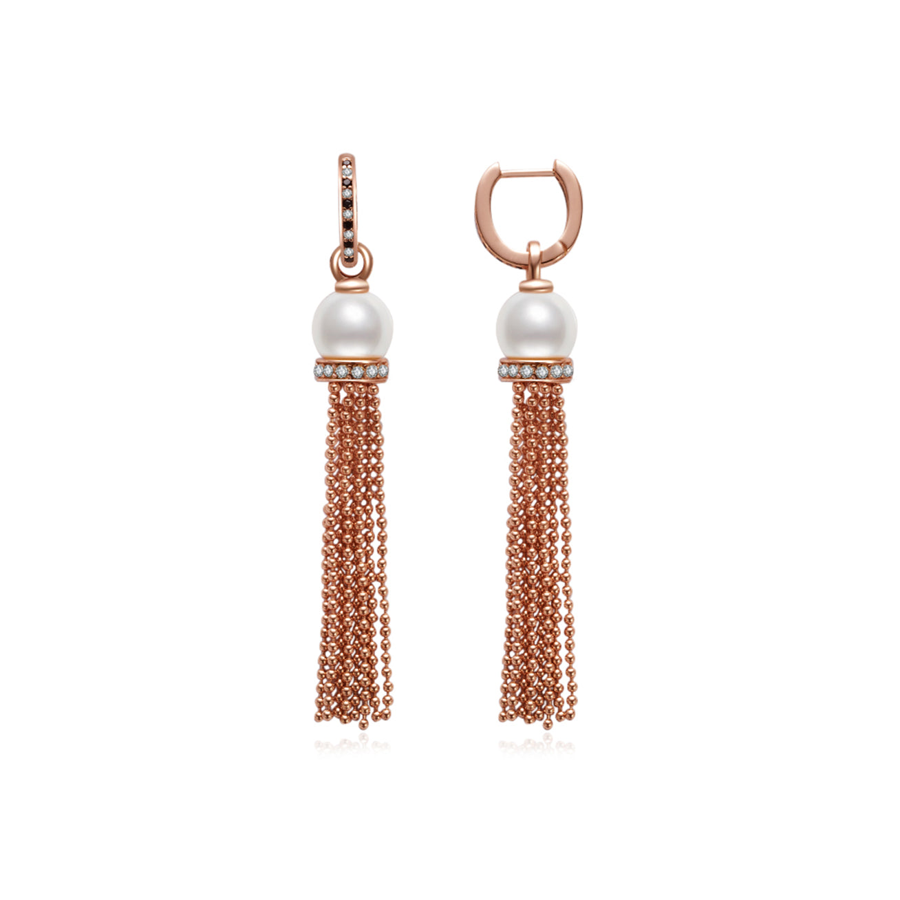 Top Lustre Freshwater Pearl Earrings WE00699 | SAFARI - PEARLY LUSTRE