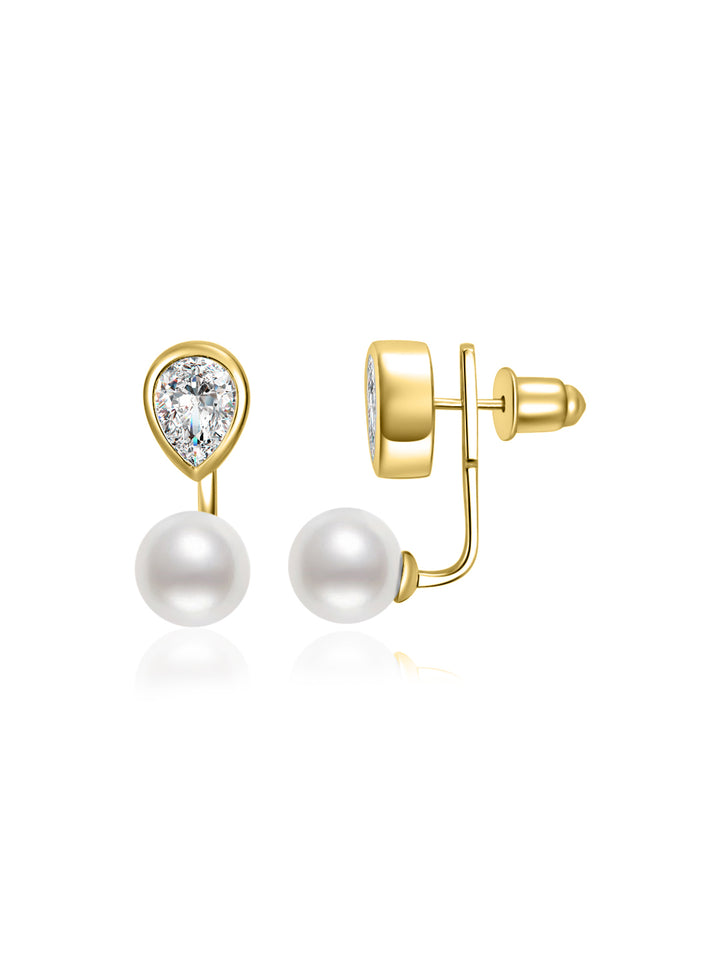 Top Grade Freshwater Pearl Earring WE00706 | EVERLEAF