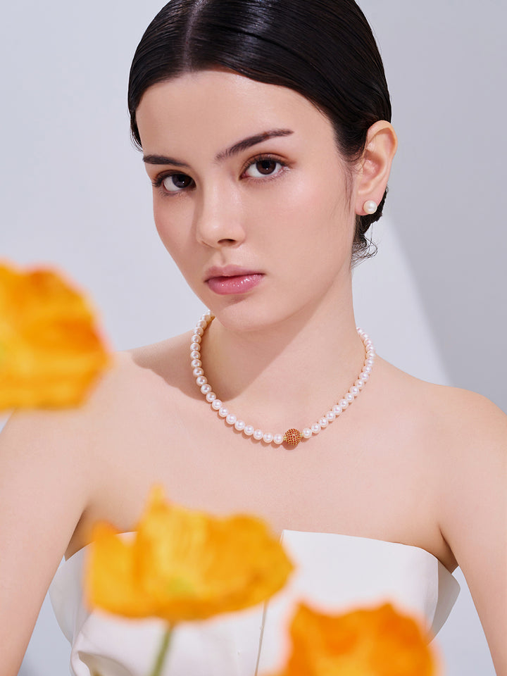 Kalung Mutiara Air Tawar Luar Biasa WN00869 | POSSIBILITIES