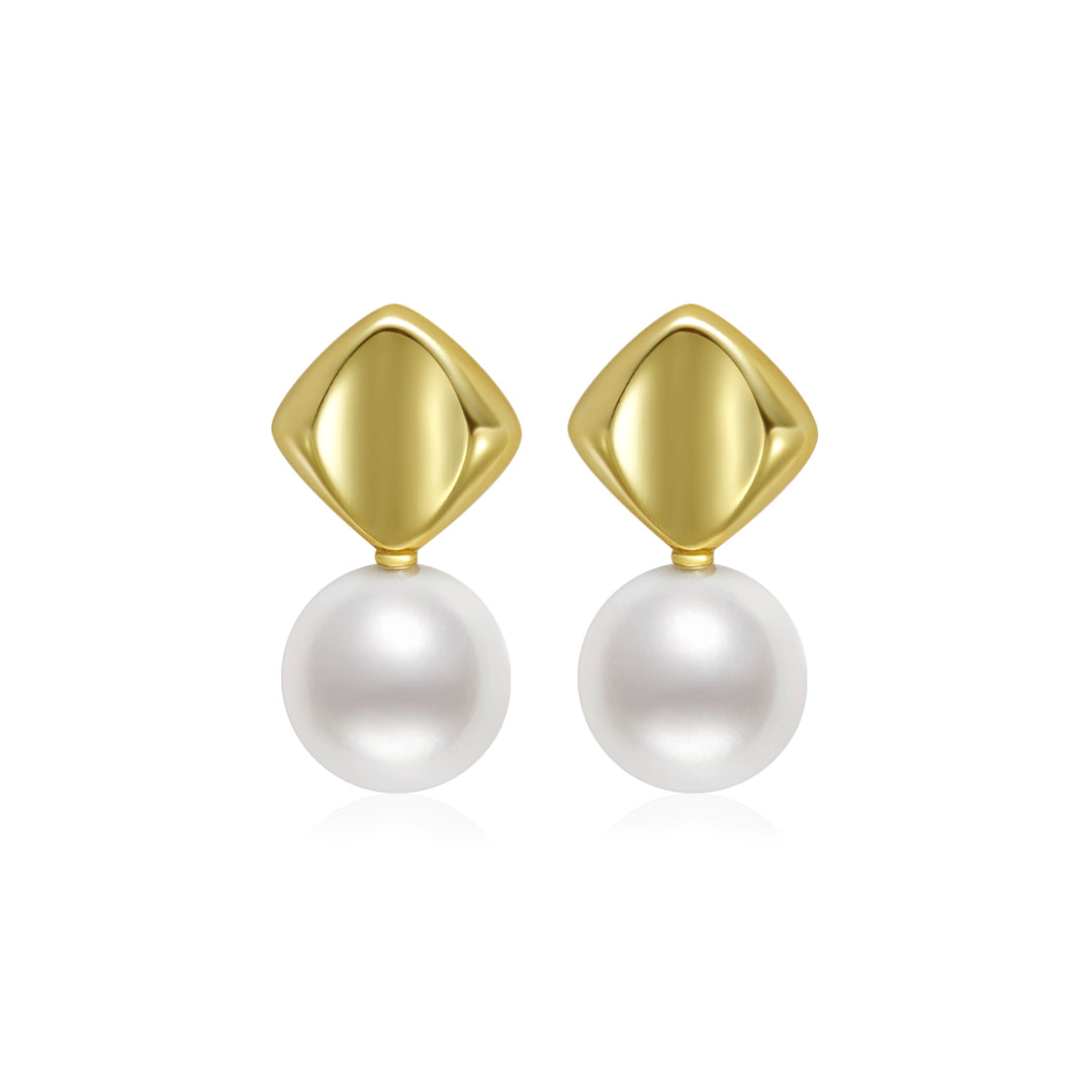 Elegant Freshwater Pearl Earrings WE00718 - PEARLY LUSTRE