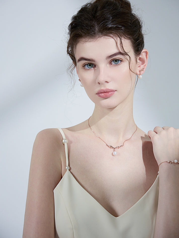 Kalung Mutiara Air Tawar Gred Atas WN00579 | BERbintang