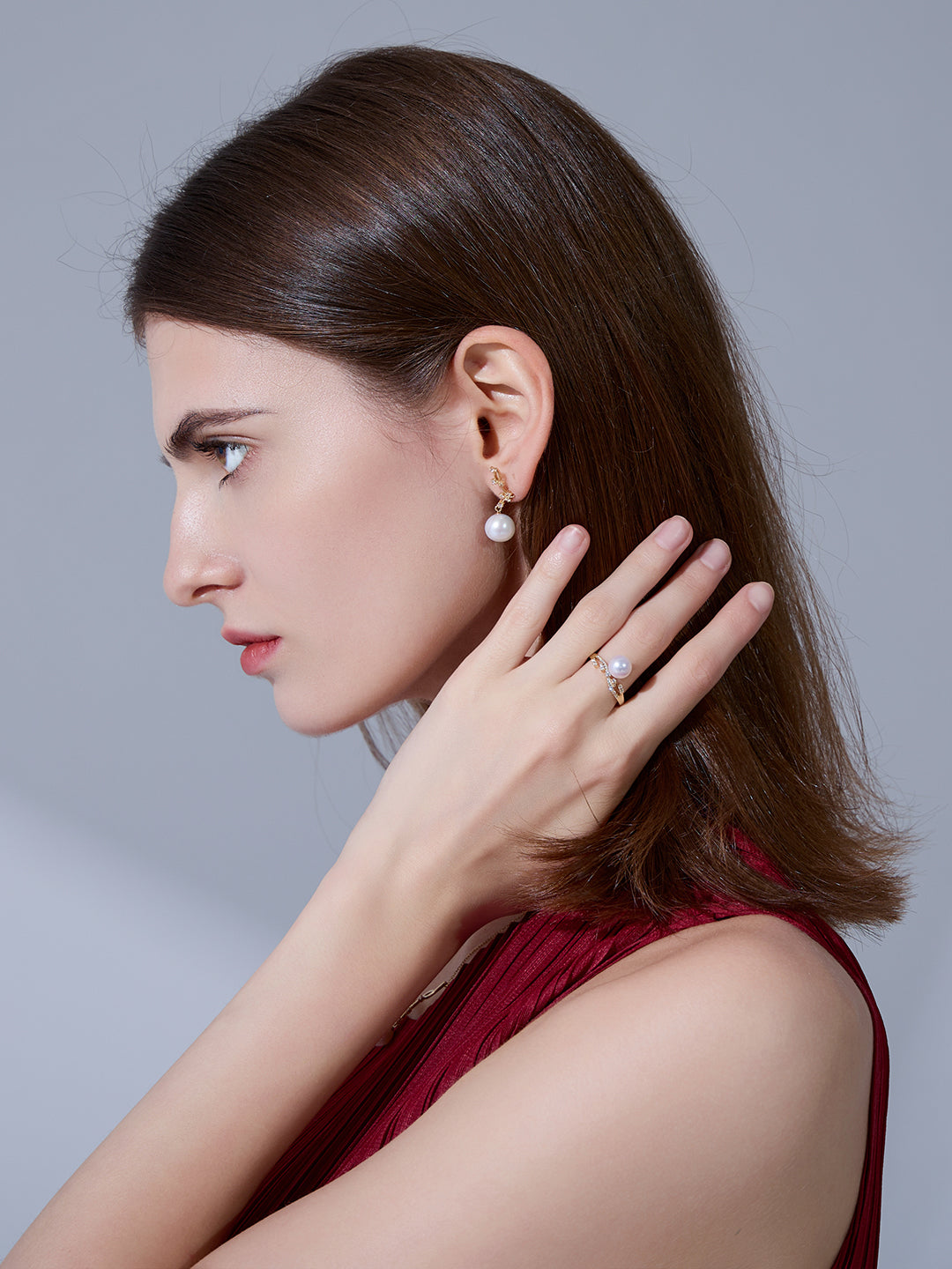 Top Grade Freshwater Pearl Earrings WE00725 | STARRY