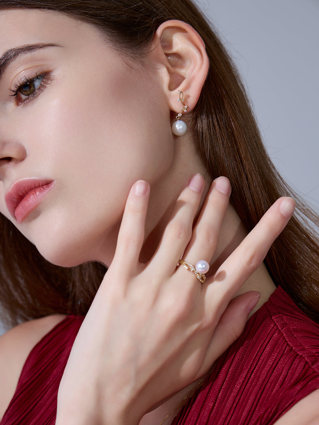Top Grade Freshwater Pearl Earrings WE00725 | STARRY