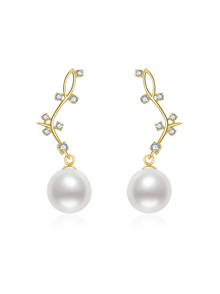 Top Grade Freshwater Pearl Earrings WE00725 | STARRY