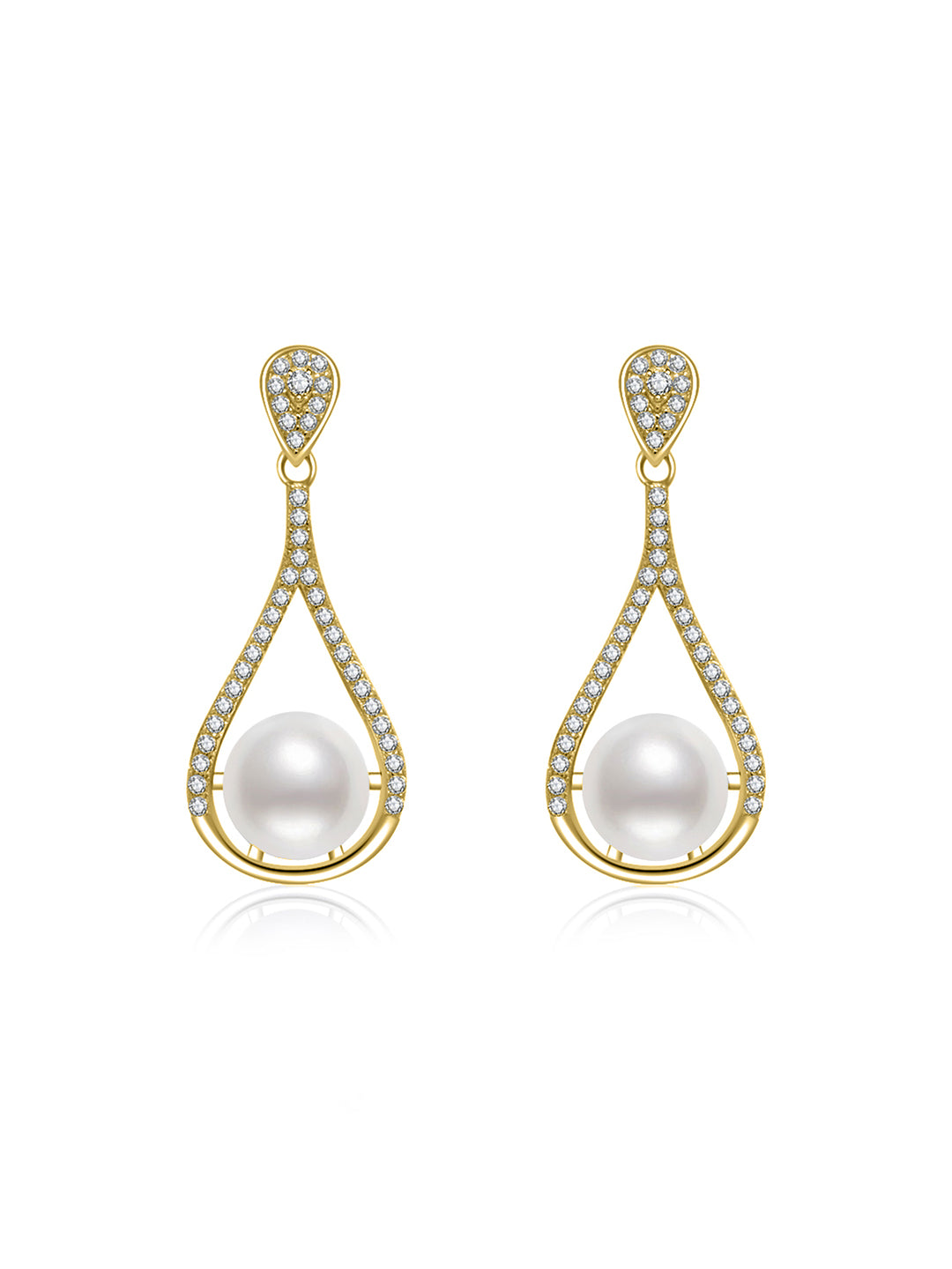 أعلى درجة أقراط لؤلؤ المياه العذبة WE00730