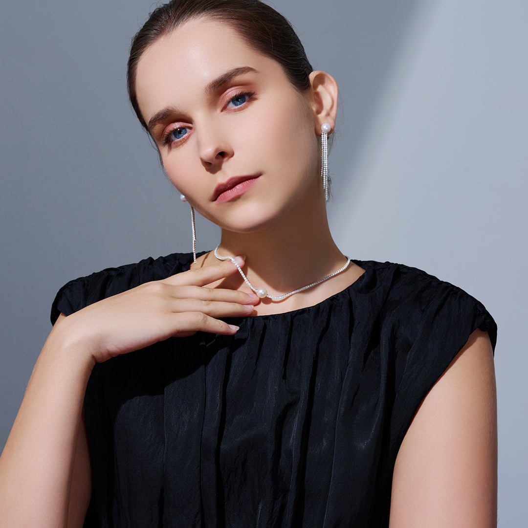 最高級淡水パールイヤリング WE00733 | セレステ