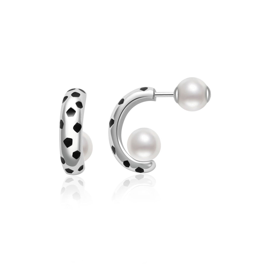 Elegent Freshwater Pearl Earrings WE00778 | SAFARI - PEARLY LUSTRE