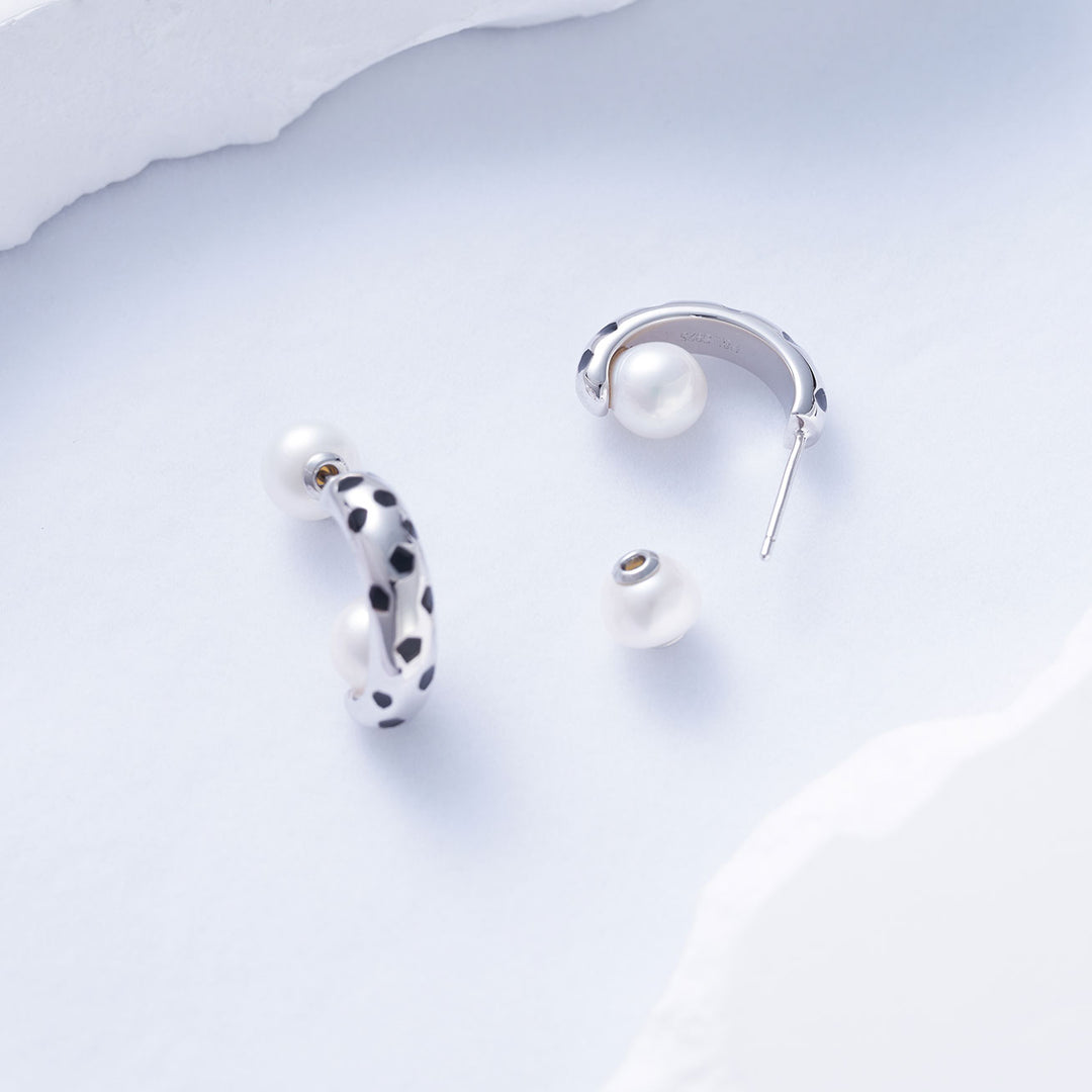 Elegent Freshwater Pearl Earrings WE00778 | SAFARI - PEARLY LUSTRE