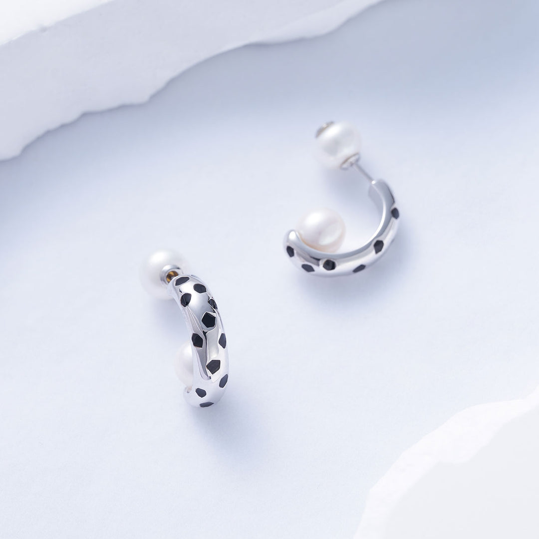 Elegent Freshwater Pearl Earrings WE00778 | SAFARI - PEARLY LUSTRE