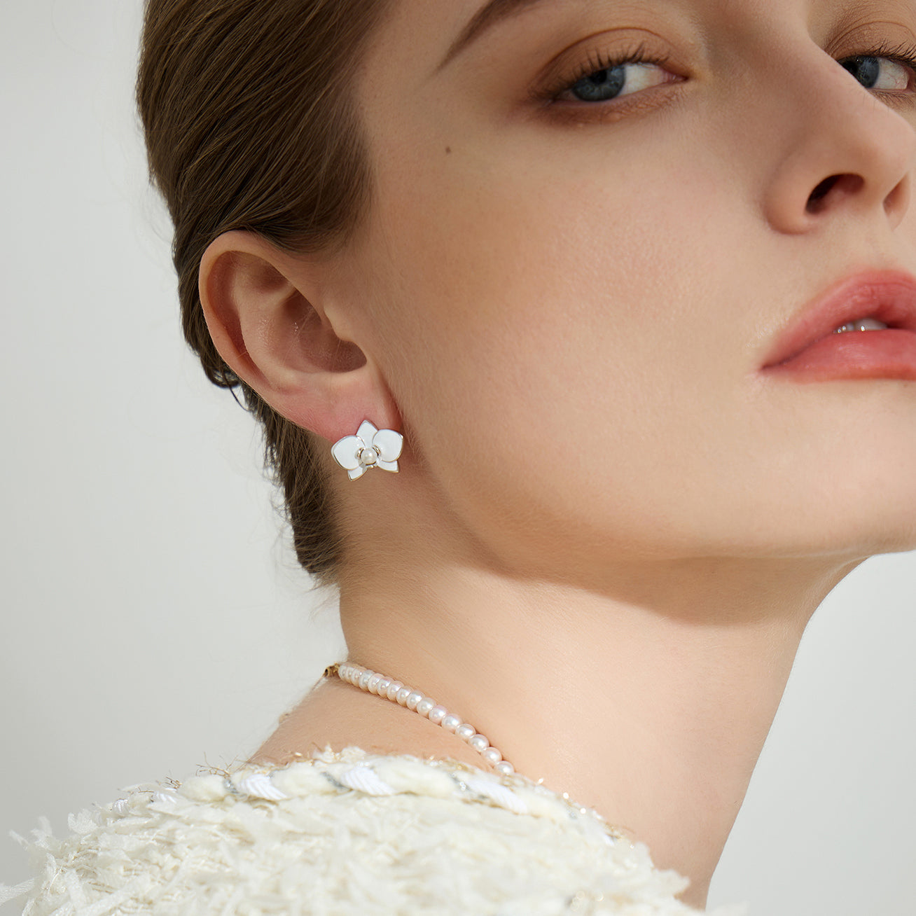 Top Grade Freshwater Pearl Set WS00119 | ORCHID - PEARLY LUSTRE