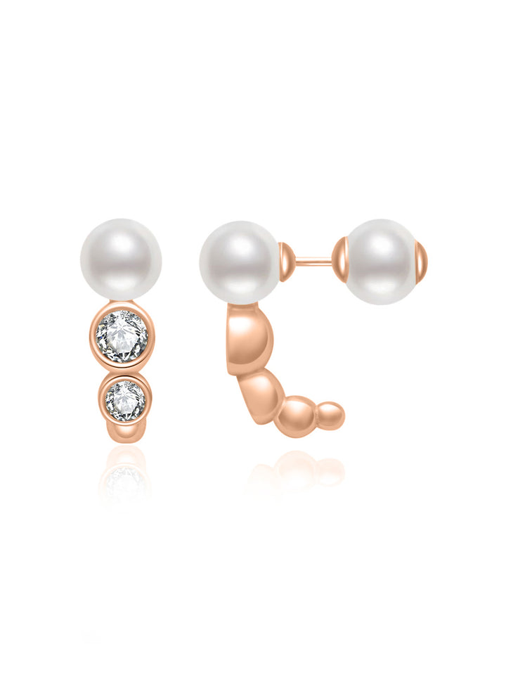 Top Grade Freshwater Pearl Earrings WE00787| BUBBLE
