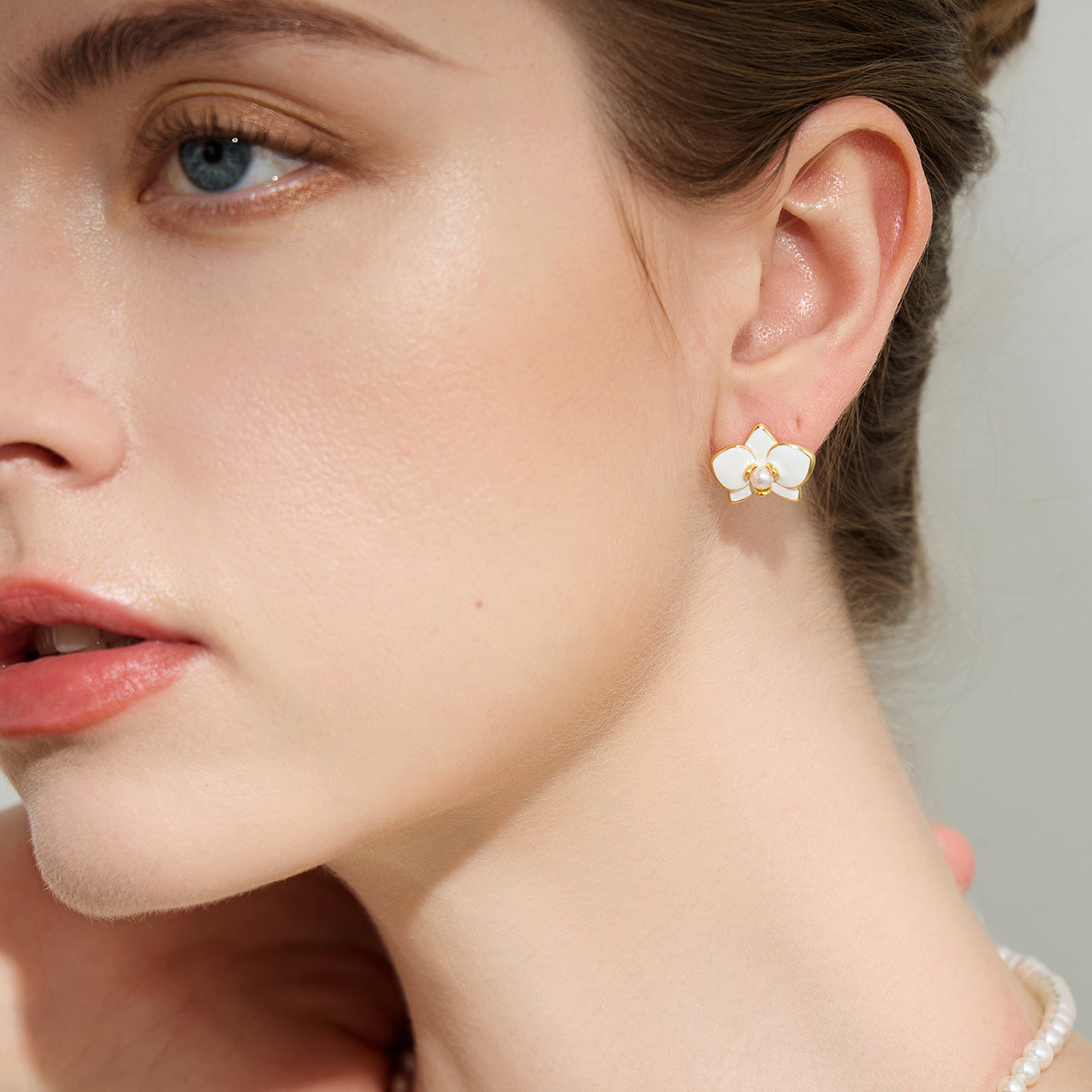 Top Grade Freshwater Pearl Set WS00121 | ORCHID - PEARLY LUSTRE