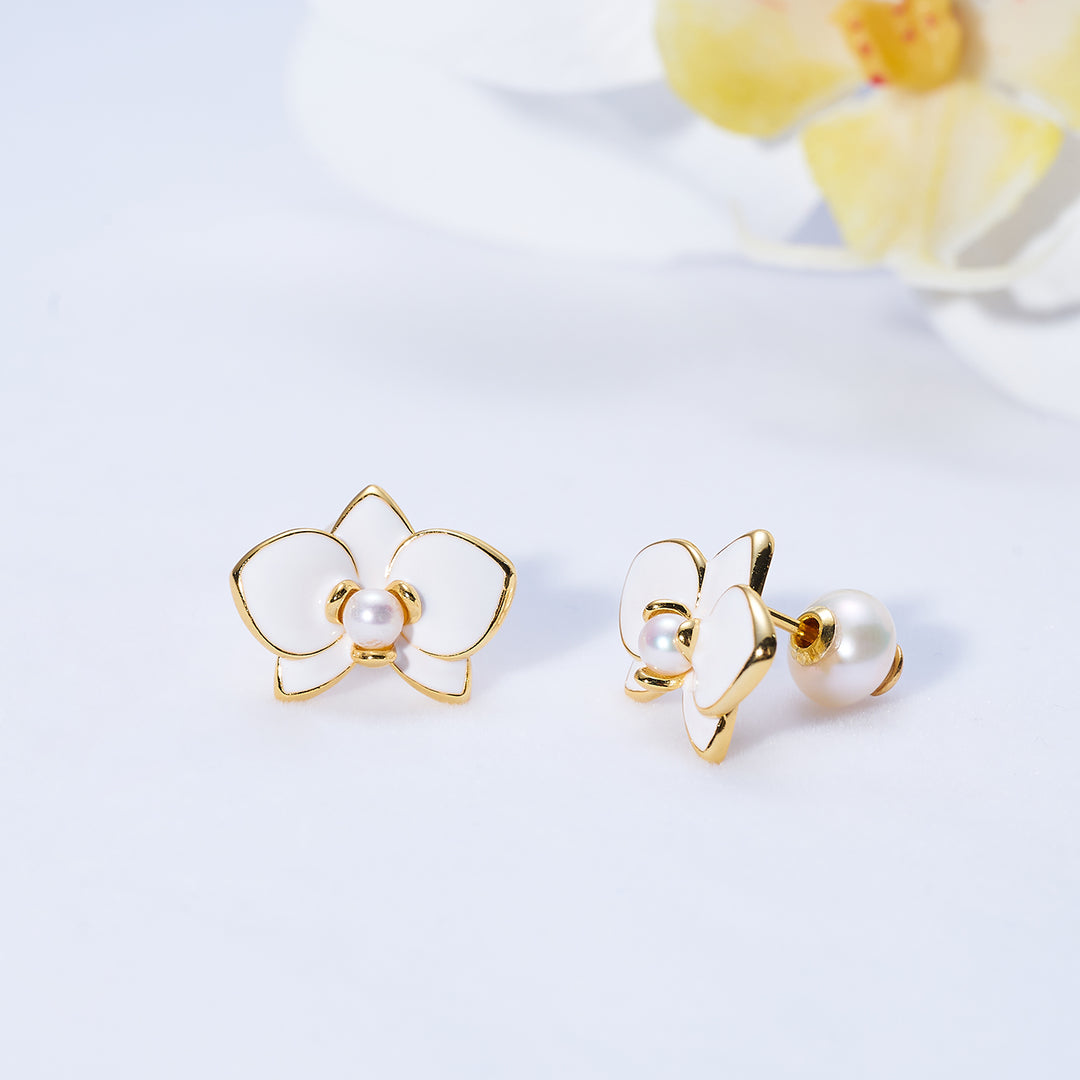 Top Grade Freshwater Pearl Set WS00121 | ORCHID - PEARLY LUSTRE