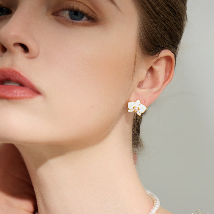 Top Grade Freshwater Pearl Earrings WE00788 | ORCHID