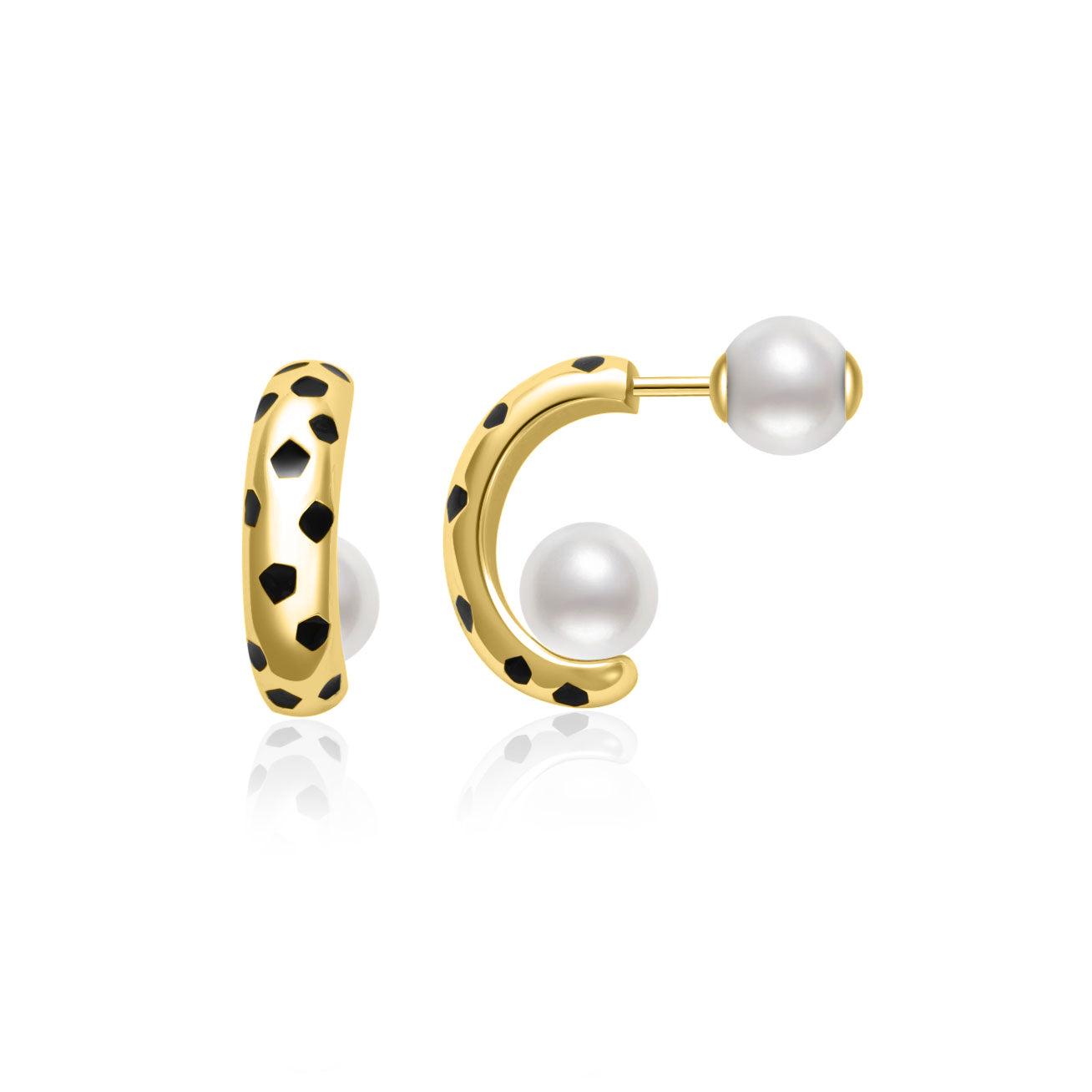 Elegent Freshwater Pearl Earrings WE00790 | SAFARI - PEARLY LUSTRE