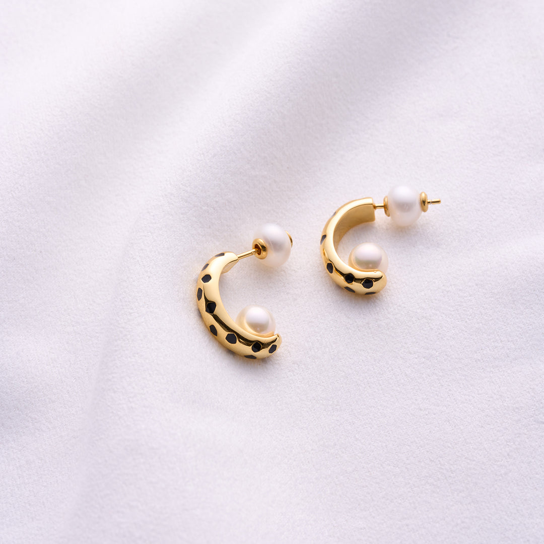 Elegent Freshwater Pearl Earrings WE00790 | SAFARI - PEARLY LUSTRE