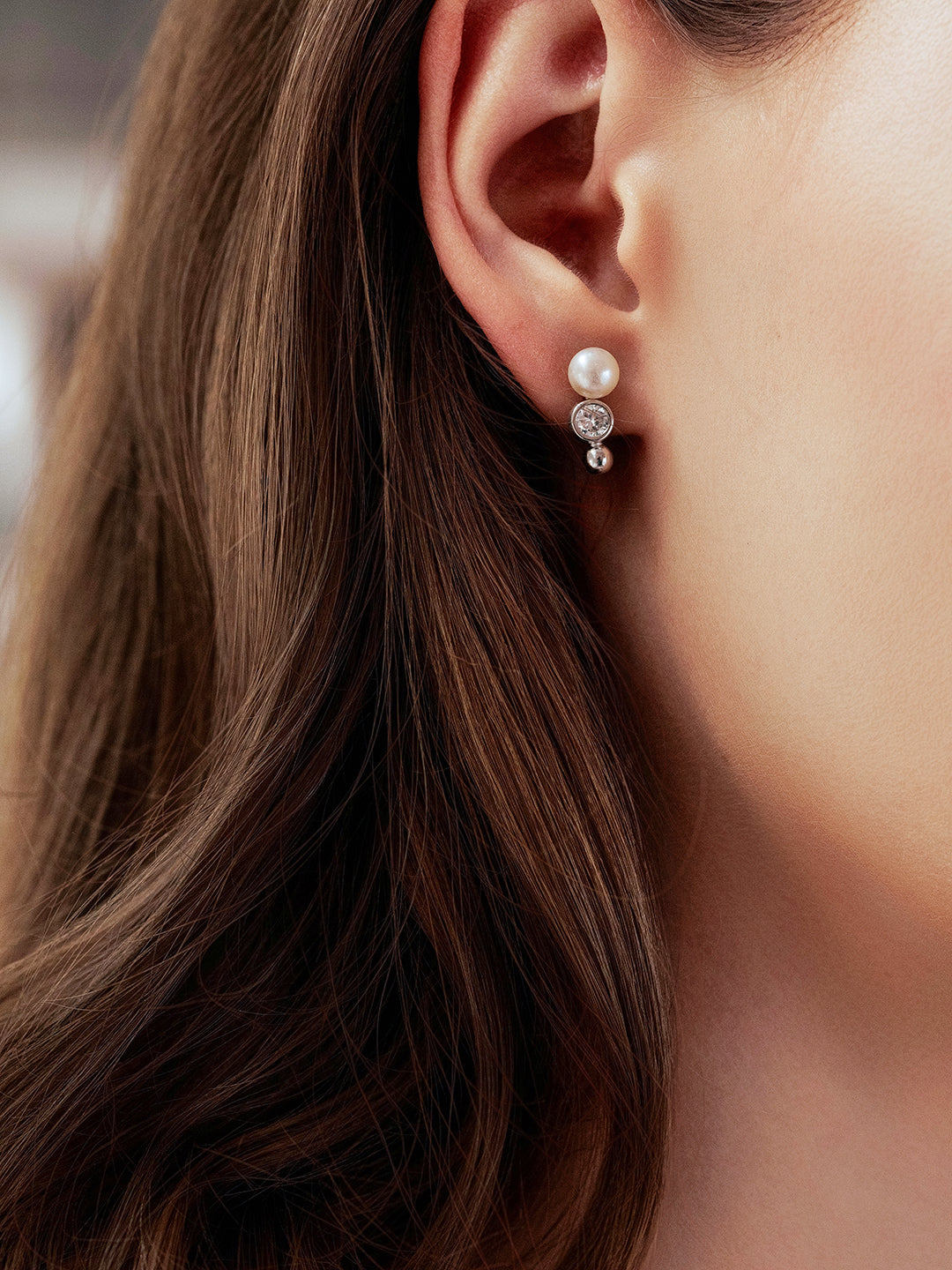 Top Grade Freshwater Pearl Earrings WE00794| BUBBLE