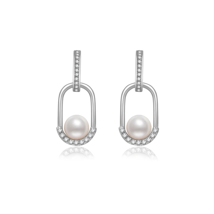 Top Grade Freshwater Pearl Earrings WE00797 | CONNECT - PEARLY LUSTRE