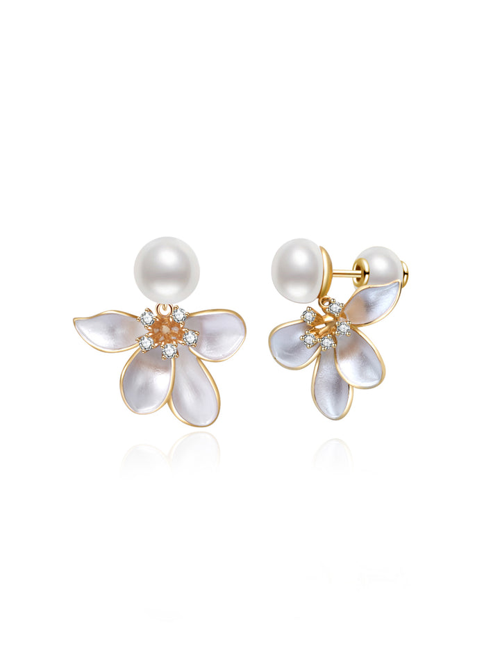 Anting-anting Mutiara Air Tawar Gred Teratas WE00802 | ORKID